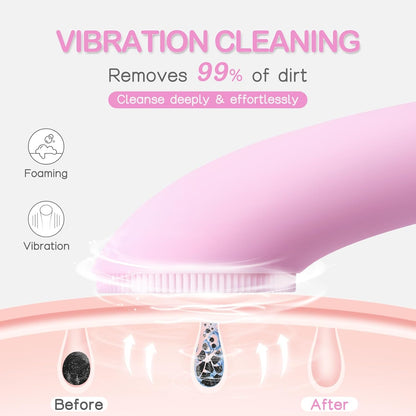 Facial Cleansing Brush with Heat Massage