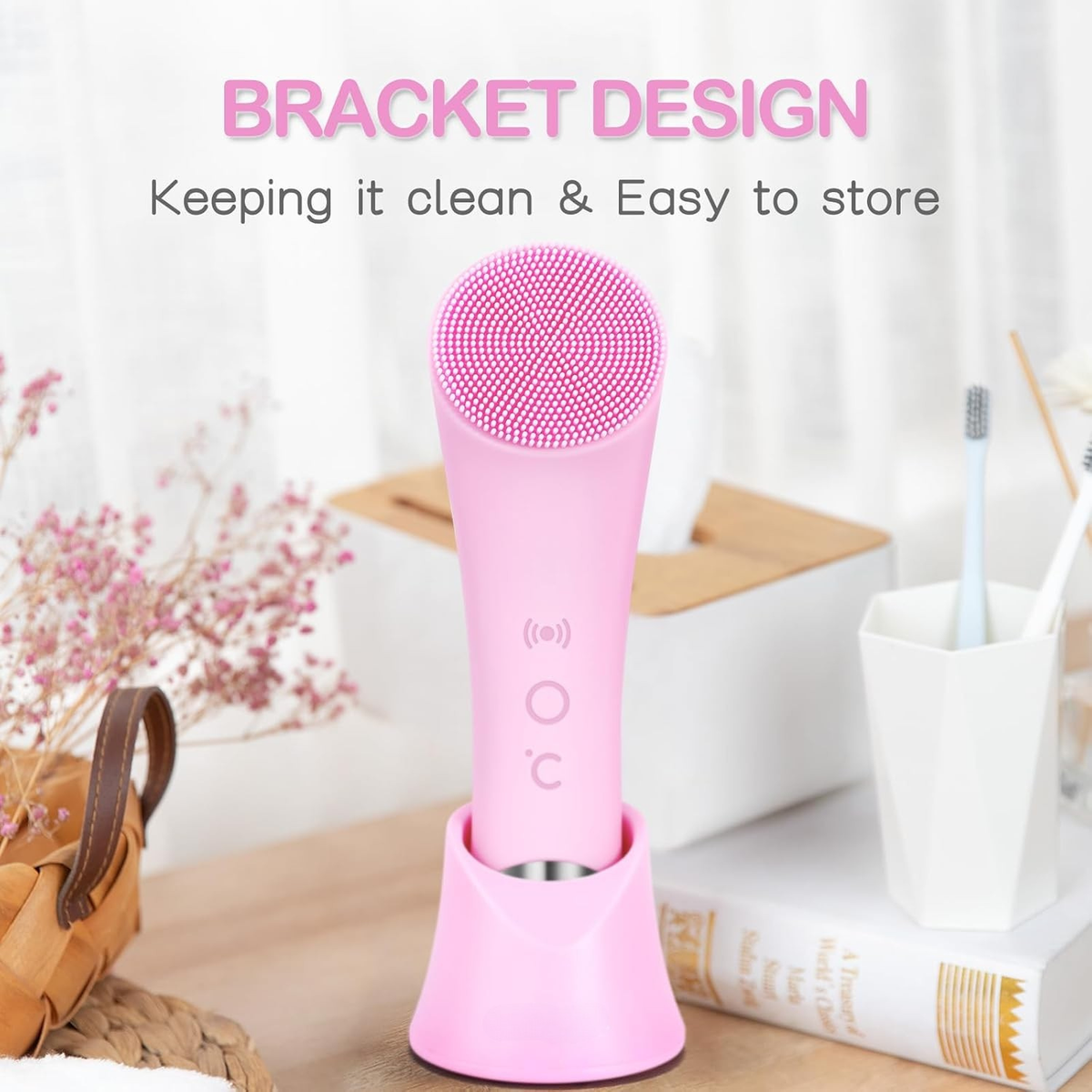 Facial Cleansing Brush with Heat Massage